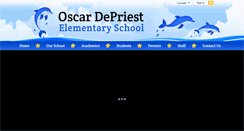 Desktop Screenshot of depriestschool.org